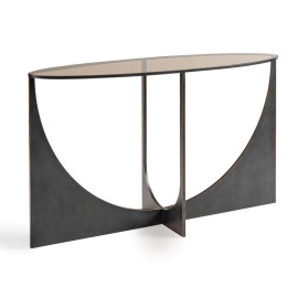 Hammered Sculpted Console Table 